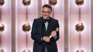 Image for Seth Rogen Wins First Golden Globe After Satirizing Awards Show in ‘The Studio’: ‘I Thought the Only Way I Would Get to Hold One’ Is to ‘Give Myself a Fake One’