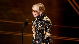 Image for ‘Weapons’ Star Amy Madigan Wins Oscar for Best Supporting Actress and Bursts Into Witchy Cackle