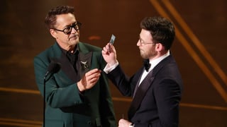 Image for Robert Downey Jr. and Chris Evans Have ‘Avengers’ Reunion at Oscars in Honor of 14th Anniversary and Ahead of ‘Doomsday’ Face-Off
