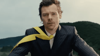 Image for Harry Styles Performs Stunts on Set in ‘American Girls’ Music Video