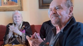 Image for Jack Nicholson Seen in Rare Photo Posted by Daughter Lorraine for His 89th Birthday