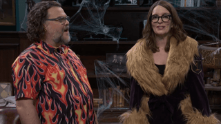 Image for Tina Fey Crashes Jack Black’s ‘SNL’ Monologue: ‘You’re the First Black in the Five-Timers Club’