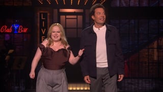 Image for Jimmy Fallon Joins ‘SNL U.K.’ Host Nicola Coughlan for Chaotic Studio Tour and Explicit Rap Song About ‘The Magic Faraway Tree’