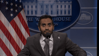 Image for Aziz Ansari’s Kash Patel Partners Up With Colin Jost’s Pete Hegseth to Talk Iran, Rising Prices on ‘SNL’