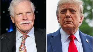 Image for Trump Claims Ted Turner Was ‘Devastated’ CNN Became ‘Woke’; President Hopes Ellisons Can ‘Bring It Back to Its Former Credibility’