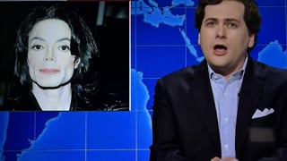 Image for Tucker Carlson on ‘SNL’ Critiques the Met Gala and Slams the ‘Michael’ Movie for Ignoring ‘The Part When He Was a White Man’