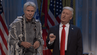 Image for Will Ferrell’s Jeffrey Epstein Haunts Donald Trump on ‘SNL’: ‘People Will Always Associate You With Me’