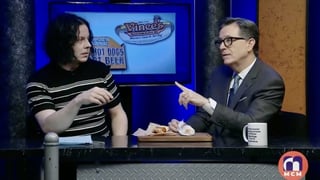 Image for Stephen Colbert Follows CBS Finale 24 Hours Later With Hilarious Hour of Michigan Public Access TV, Featuring Jack White, Jeff Daniels, Eminem, Steve Buscemi and Byron Allen