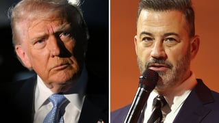 Image for Donald Trump Says Jimmy Kimmel Better Get Fired ‘Soon’ by ABC After Melania Widow Joke: ‘People Are Angry’