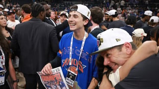 Image for Timothée Chalamet Says He’d ‘Way Rather’ Have a Knicks Championship Than an Oscar