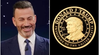 Image for Jimmy Kimmel Ridicules Trump’s $12,000 UFC Fight Commemorative Coin That Has ‘No Face Value’: It Takes ‘Special Kind of Con Man’ to Sell Supporters ‘Money They Cannot Spend’