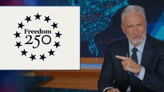 Image for Jon Stewart Slams Donald Trump’s Crumbling Freedom 250 Concert: ‘Is Anyone Still Performing?’