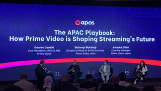 Image for Prime Video Pushes Beyond Streaming to Build APAC Entertainment Hub, Top Executives Reveal at APOS