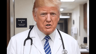 Image for ‘Doctor’ Donald Trump Posts AI Video Dragging Rosie O’Donnell, Whoopi Goldberg, Robert De Niro and More for Suffering From ‘Trump Derangement Syndrome’