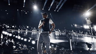 Image for Jay-Z Celebrates ‘The Blueprint’ 25th Anniversary With Eminem, Pharrell Williams and Slick Rick at Yankee Stadium