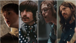 Image for Paul Mescal, Joseph Quinn, Barry Keoghan and Harris Dickinson Spotted Filming Beatles Biopic at Iconic Abbey Road Crosswalk