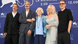 Image for Ellen Burstyn Wipes Away Tears, Hugs Taika Waititi and Pamela Anderson as Heartfelt Drama ‘Place to Be’ Earns 6-Minute Venice Ovation