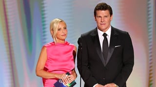 Image for ‘Buffy’ Reunion at Emmys: Sarah Michelle Gellar and David Boreanaz Mock Cancelled Reunion Series, Pay Tribute to Cast Members Who Died