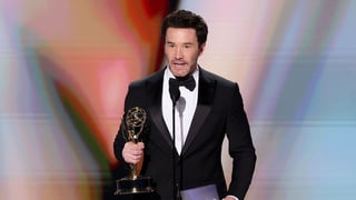 Image for Tom Pelphrey Wins Supporting Emmy for ‘Task,’ Shouts Out ‘Very Pregnant’ Fiancée Kaley Cuoco: ‘Our Family Is the Crown Jewel of My Life’