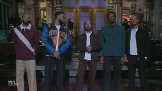 Image for Jalen Brunson’s ‘SNL’ Monologue Sees Knicks Starting 5 Roasting Each Other