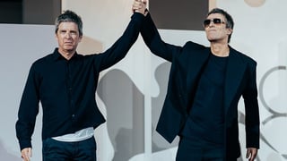 Image for Liam and Noel Gallagher Raise Fists and Electrify Venice as Oasis Doc Gets 8-Minute Standing Ovation